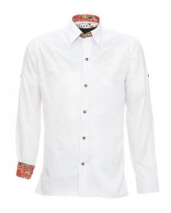 Premium trachtenhemd wit