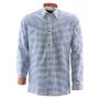 Alpenoverhemd Premium blauw wit