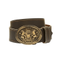 Trachtenriem donkerbruin